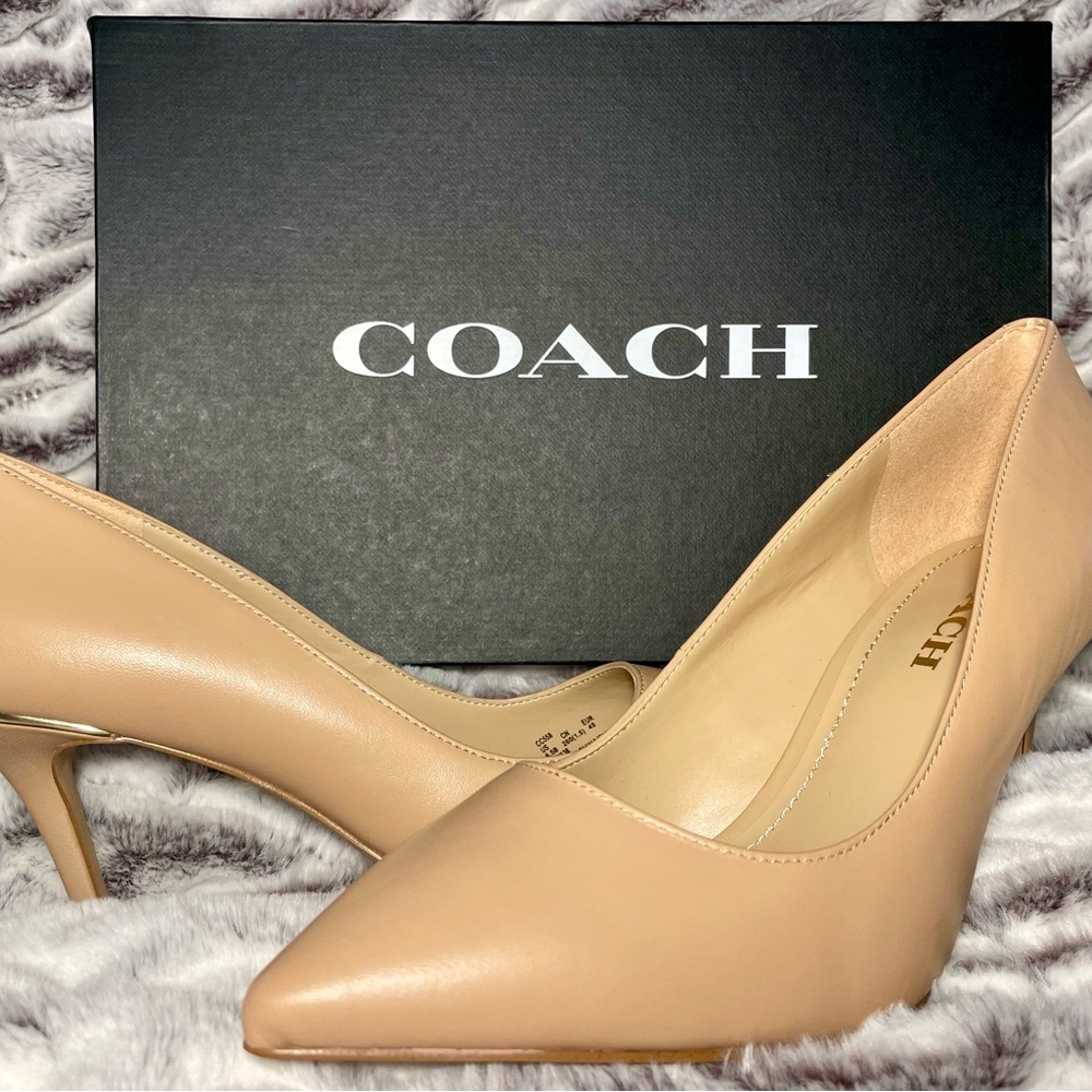 Coach Wiley Leather Pump- Sz. 9.5